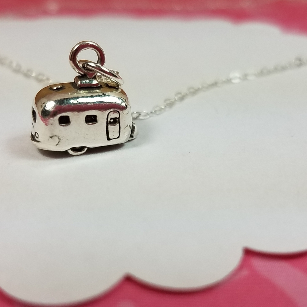 Sterling Silver Vintage Camper Earring Glamping